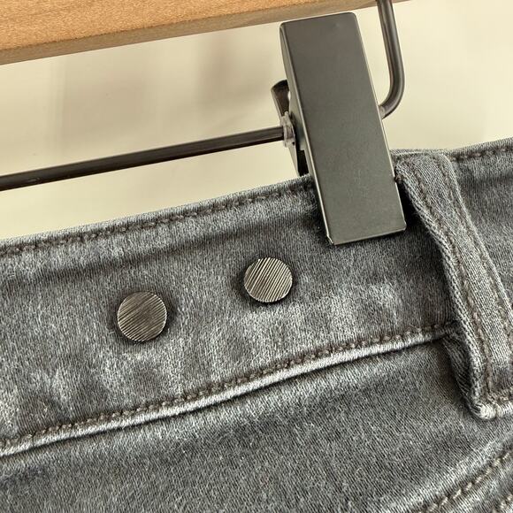 CABI Jeans Size 10 #3189 New Crop Black/Dark Gray Cropped Ankle Stretch Denim - Picture 9 of 16